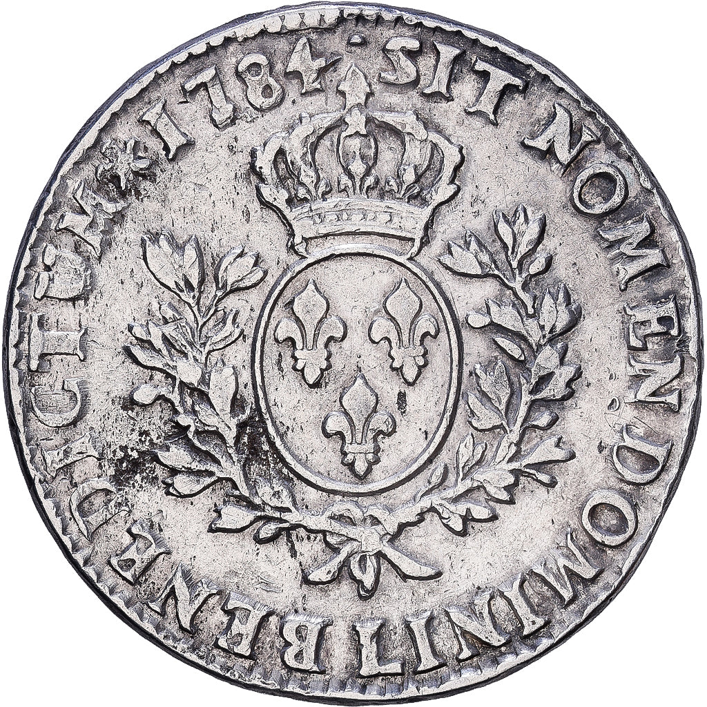 Frankreich, Louis XVI, Ecu, Écu aux branches d'olivier, 1784, Bayonne, Silber