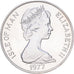 Isola di Man, Elizabeth II, Crown, 1977, Pobjoy Mint, Argento, SPL, KM:42a