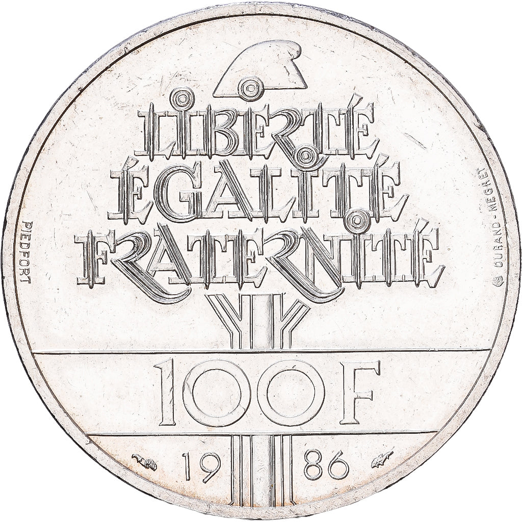 France, 100 Francs, 1986, Paris, Argent, SUP, KM:P972