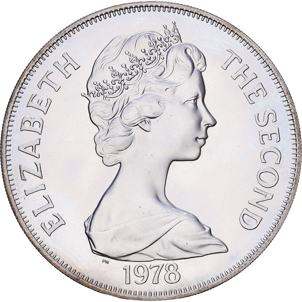 Sainte-Hélène, Élisabeth II, 25 Pence, Crown, 1978, Pobjoy Mint, Argent