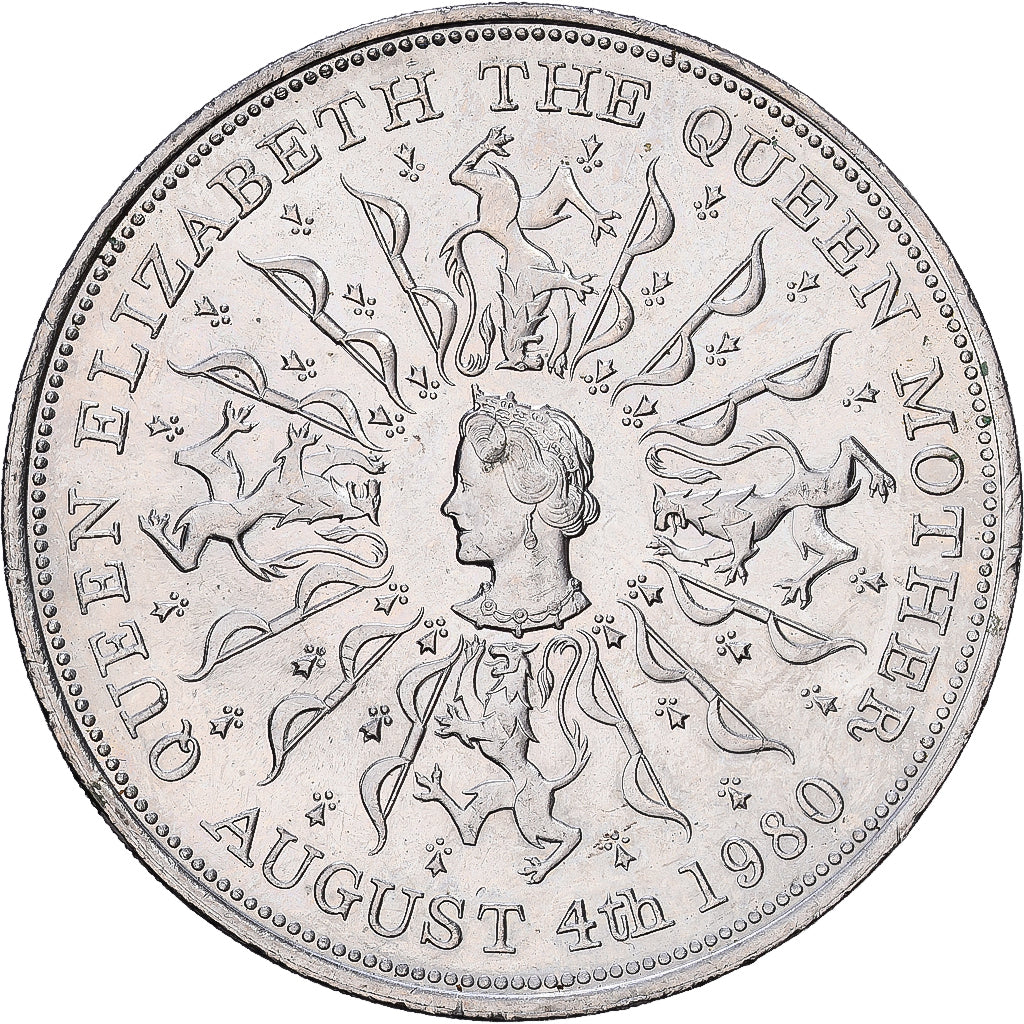 Wielka Brytania, Elizabeth II, 25 New Pence, 1980, Miedź-Nikiel, EF(40-45)