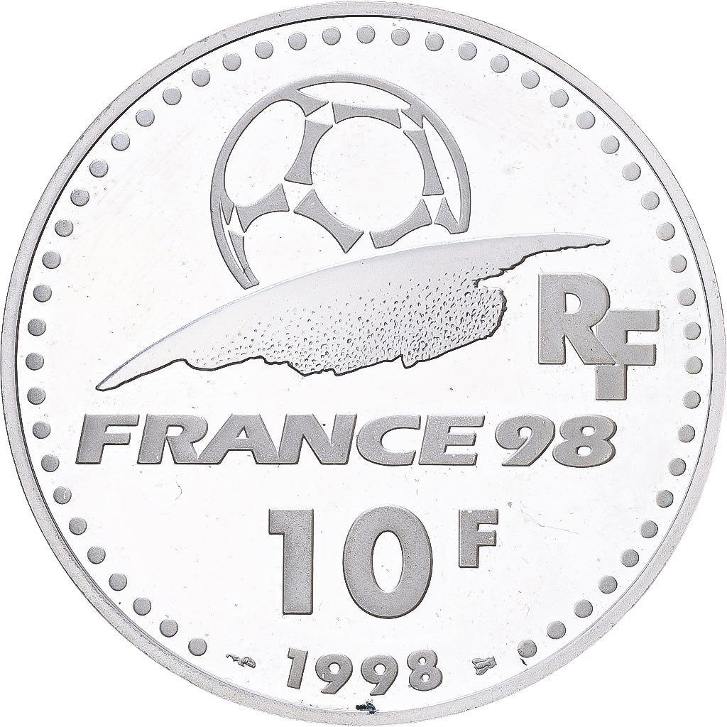 Francia, 10 Francs, 1998, Paris, Argento, SPL, KM:1162