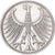 ALEMANIA - REPÚBLICA FEDERAL, 5 Mark, 1967, Stuttgart, Plata, MBC, KM:112.1