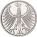 Federale Duitse Republiek, 5 Mark, 1967, Stuttgart, Zilver, ZF, KM:112.1