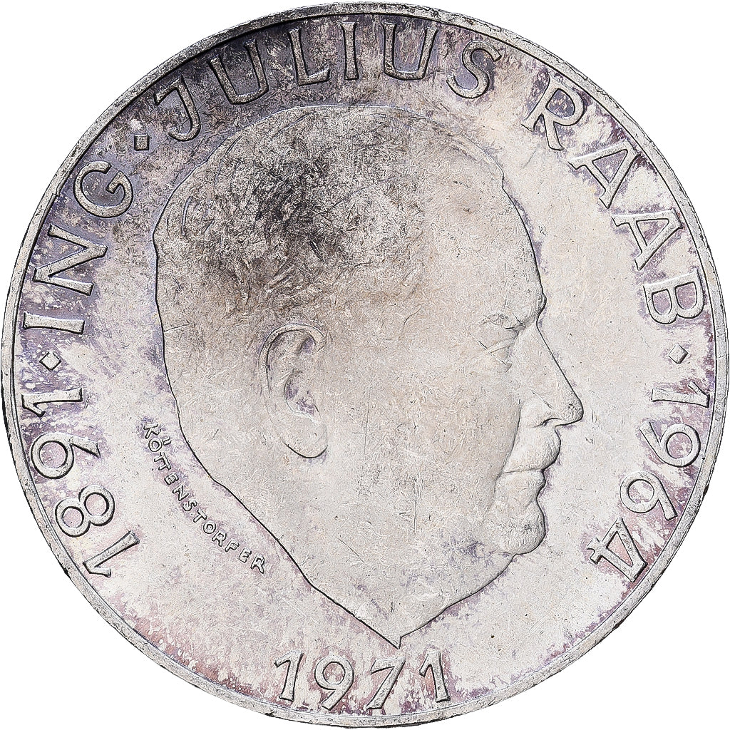 Österreich, 50 Schilling, 1971, Vienna, Silber, SS+, KM:2911