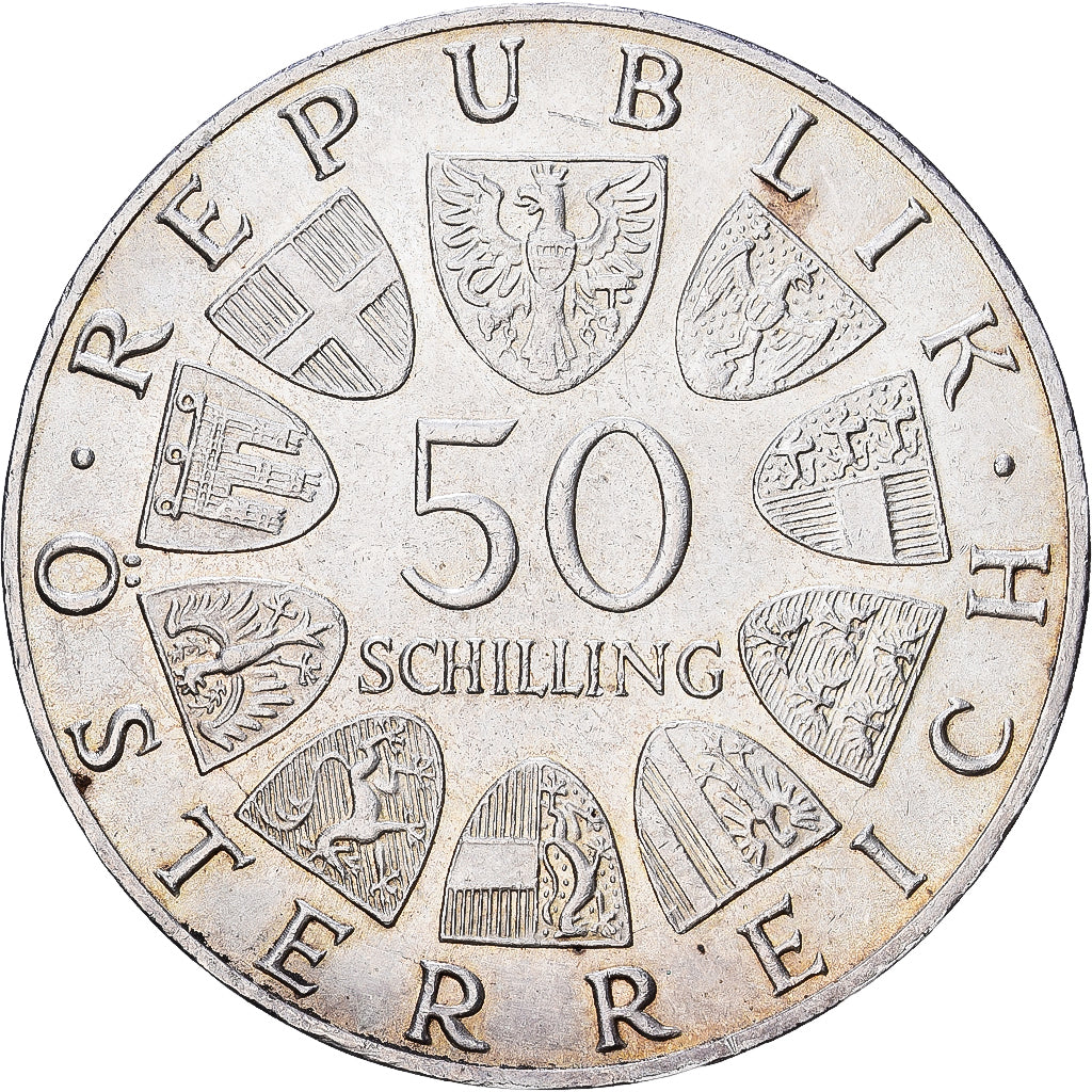 Austria, 50 Schilling, 1965, Vienna, Plata, EBC, KM:2898
