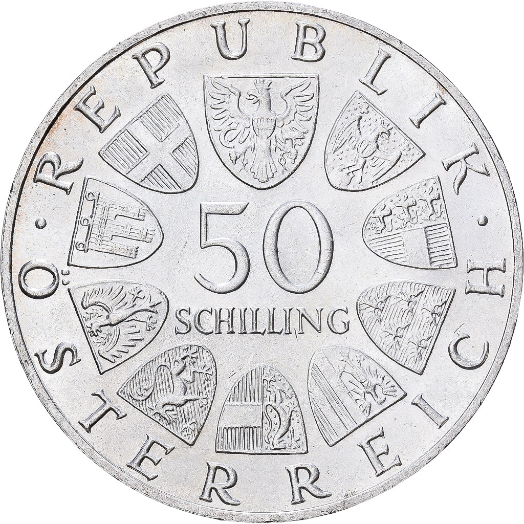 Austria, 50 Schilling, 1969, Vienna, Silver, AU(55-58), KM:2906