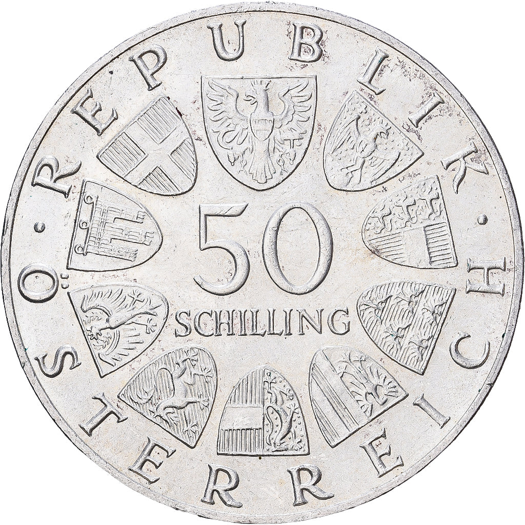 Austria, 50 Schilling, 1966, Vienna, Silver, AU(55-58), KM:2900
