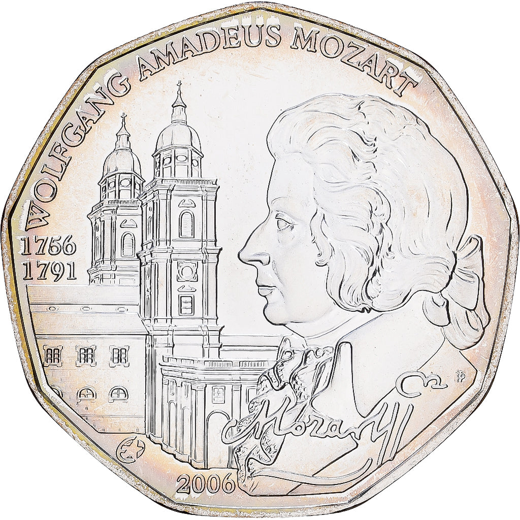 Austria, 5 Euro, 2006, Vienna, Plata, MBC+, KM:3131