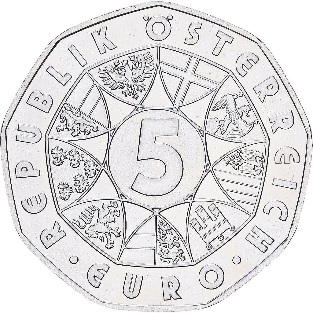Austria, 5 Euro, 2006, Vienna, Plata, MBC+, KM:3131