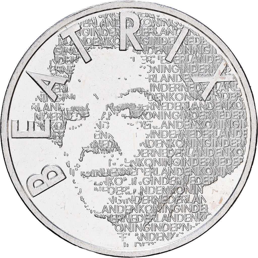 Netherlands, Beatrix, 5 Euro, 2003, Utrecht, Silver, AU(55-58), KM:245