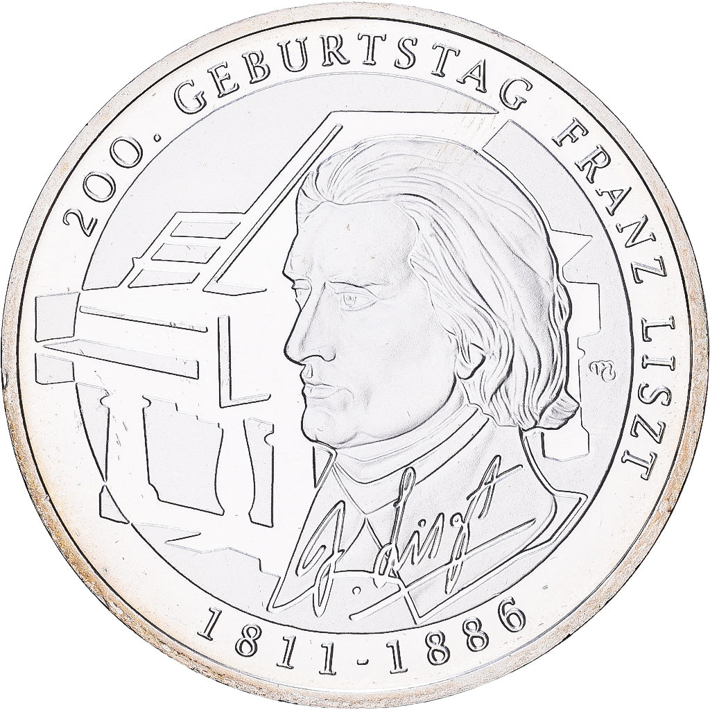 Germany, 10 Euro, 2011, Hamburg, Silver, MS(65-70)
