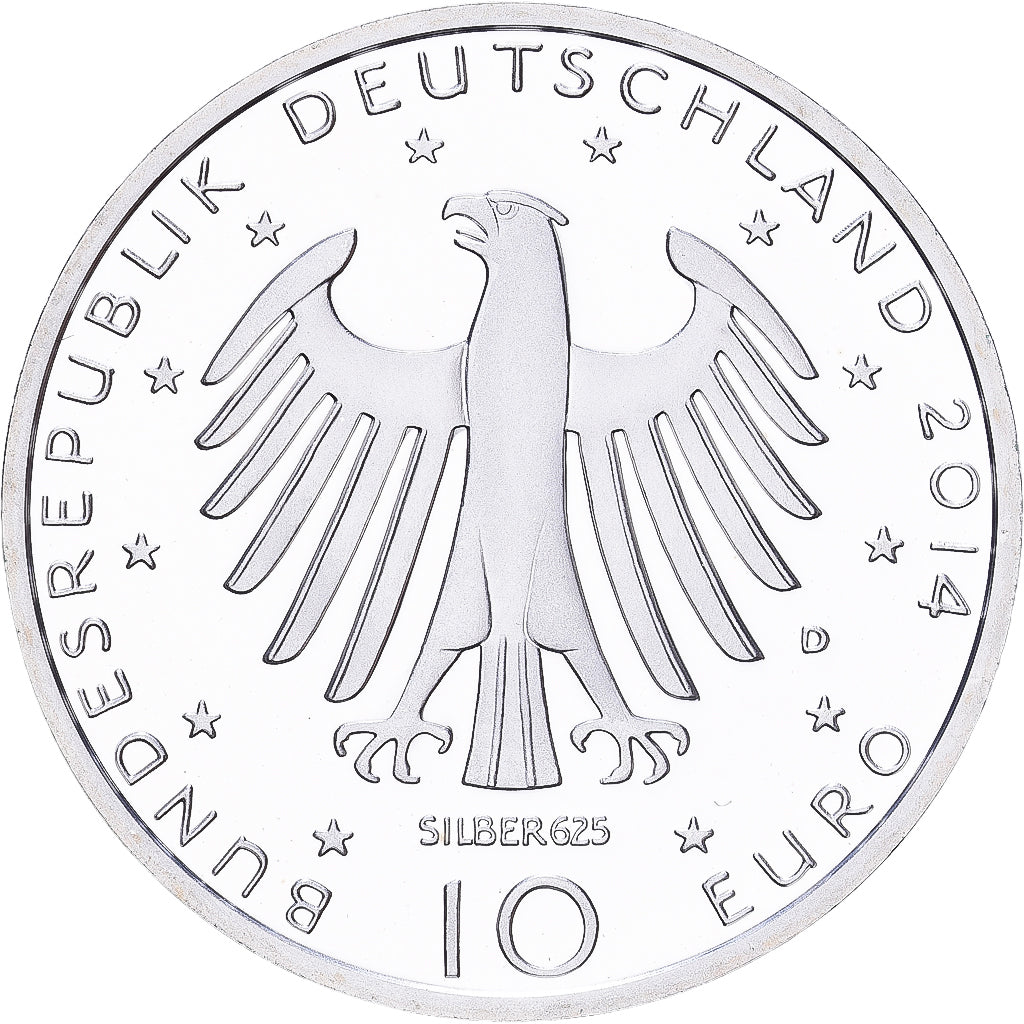 Bundesrepublik Deutschland, 10 Euro, 2014, Silber, STGL