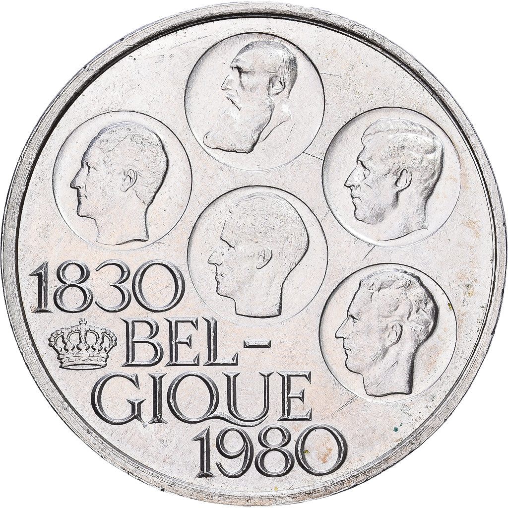 Belgien, 500 Francs, 500 Frank, 1980, Brussels, Silver Clad Copper-Nickel, SS+