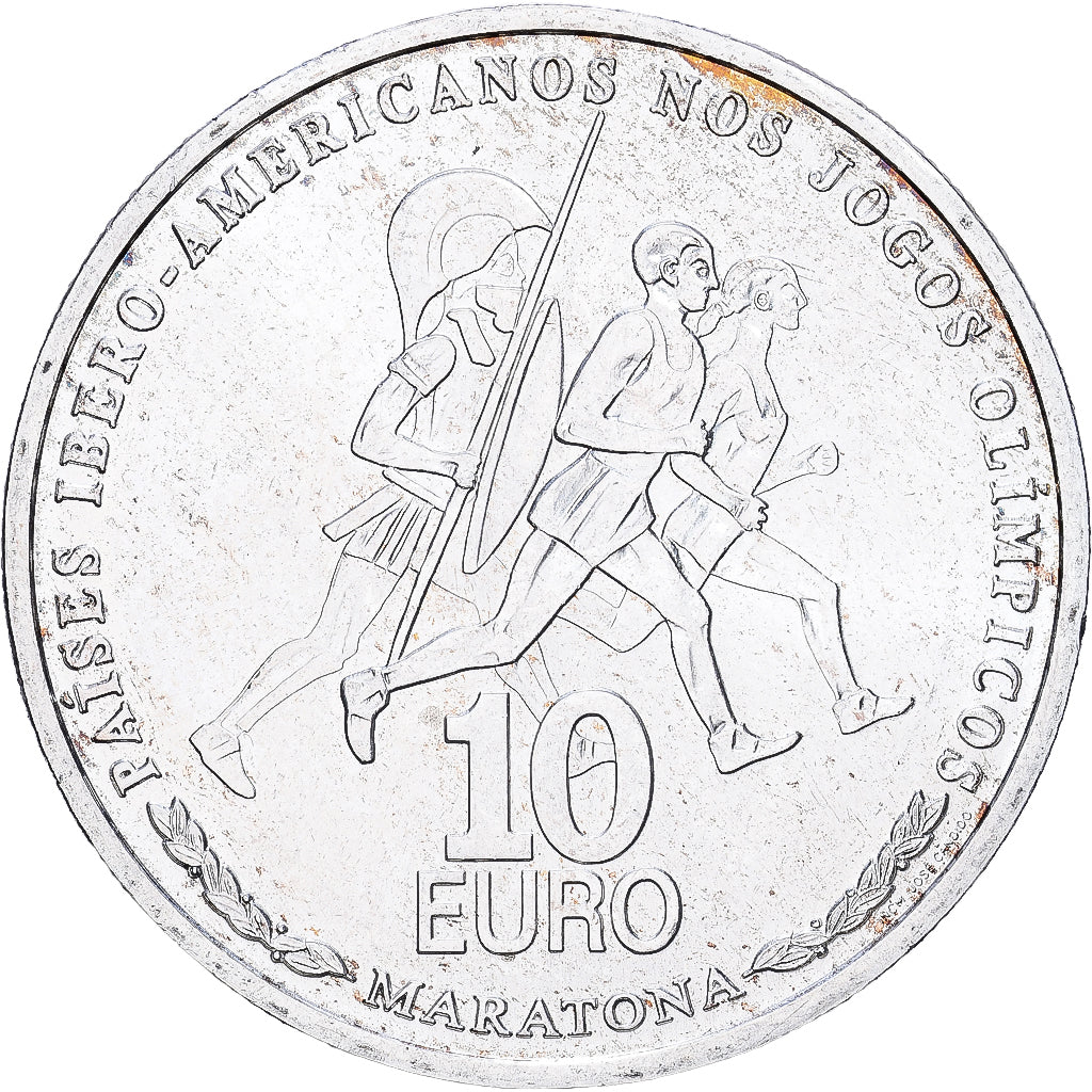 Portugal, 10 Euro, 2007, Lisbon, Silver, AU(55-58), KM:821