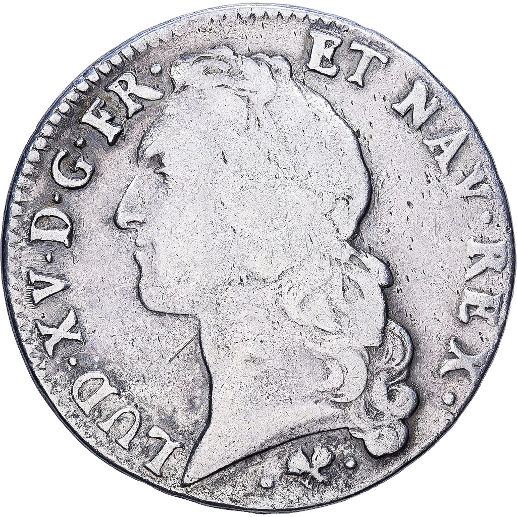 France, Louis XV, Ecu, Écu au bandeau, 1764, Bayonne, Silver, VF(30-35)
