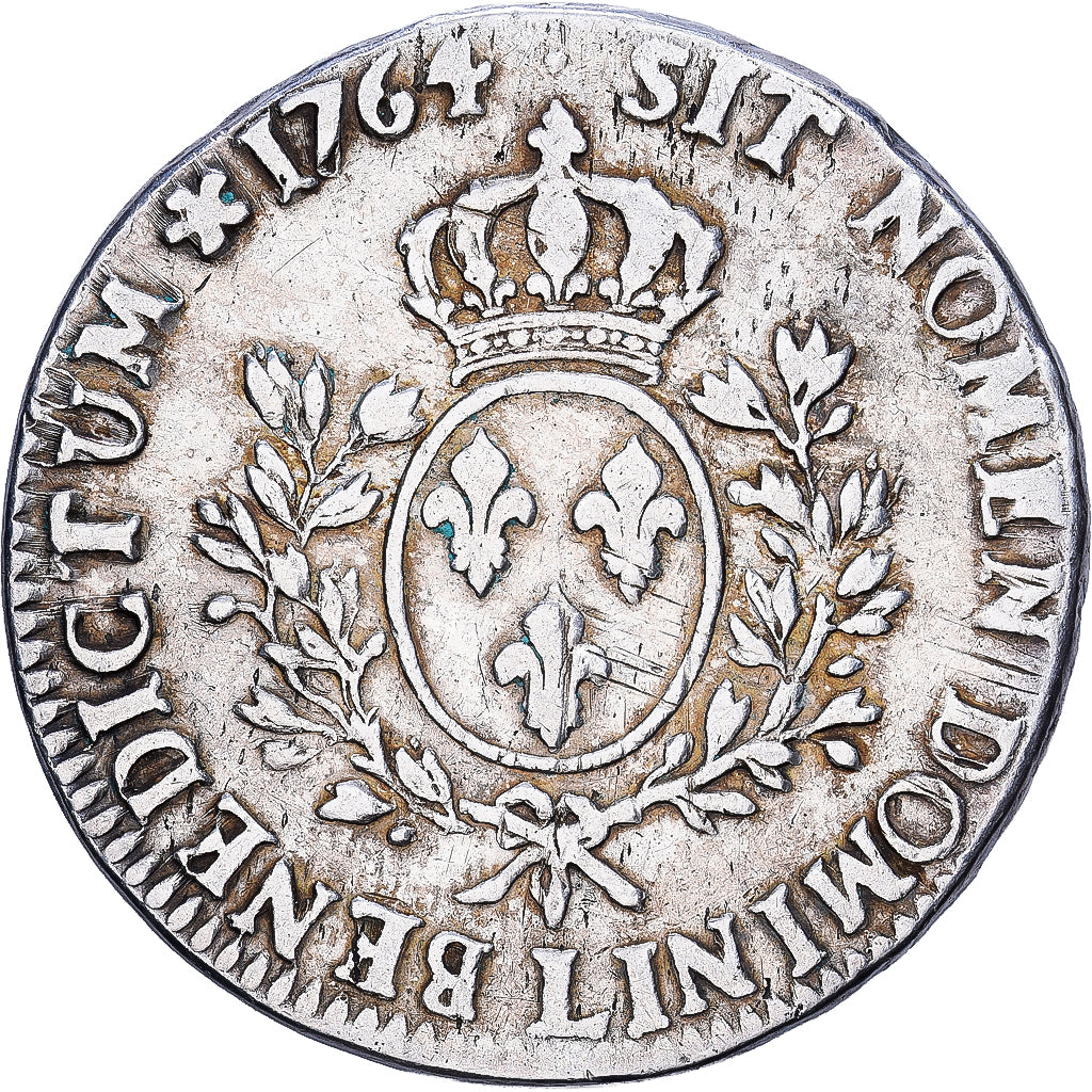 France, Louis XV, Ecu, Écu au bandeau, 1764, Bayonne, Silver, VF(30-35)
