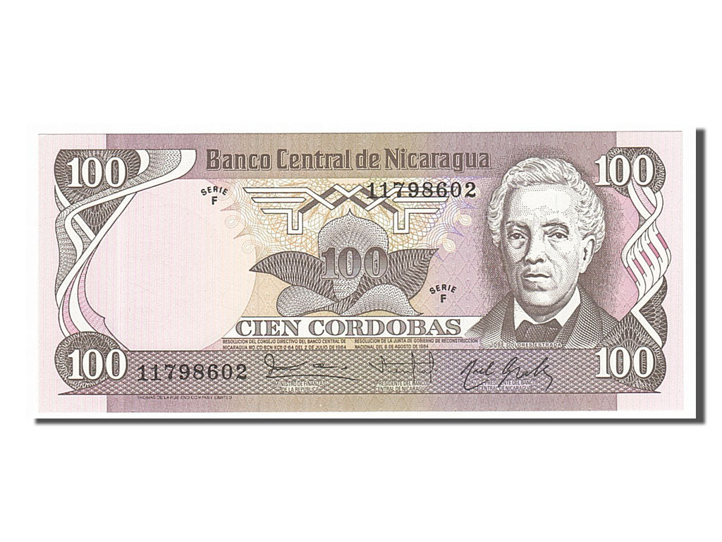 Banknote, Nicaragua, 100 Cordobas, 1985, UNC(65-70)
