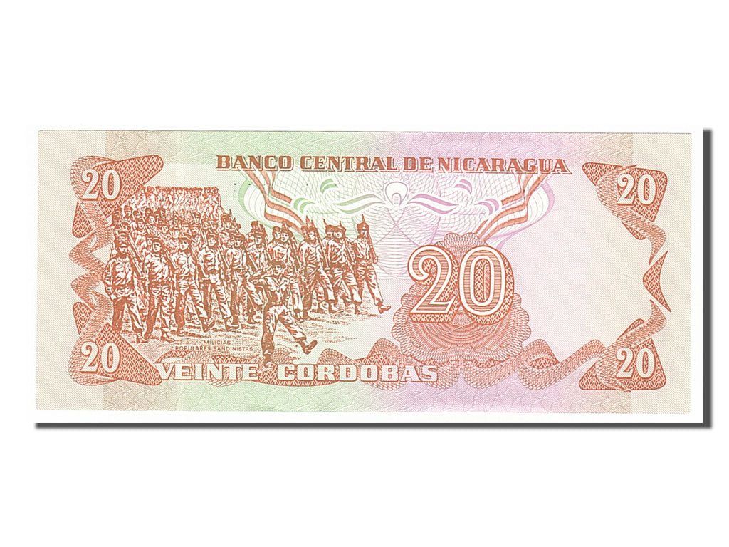 Banknote, Nicaragua, 20 Cordobas, 1979, UNC(65-70)