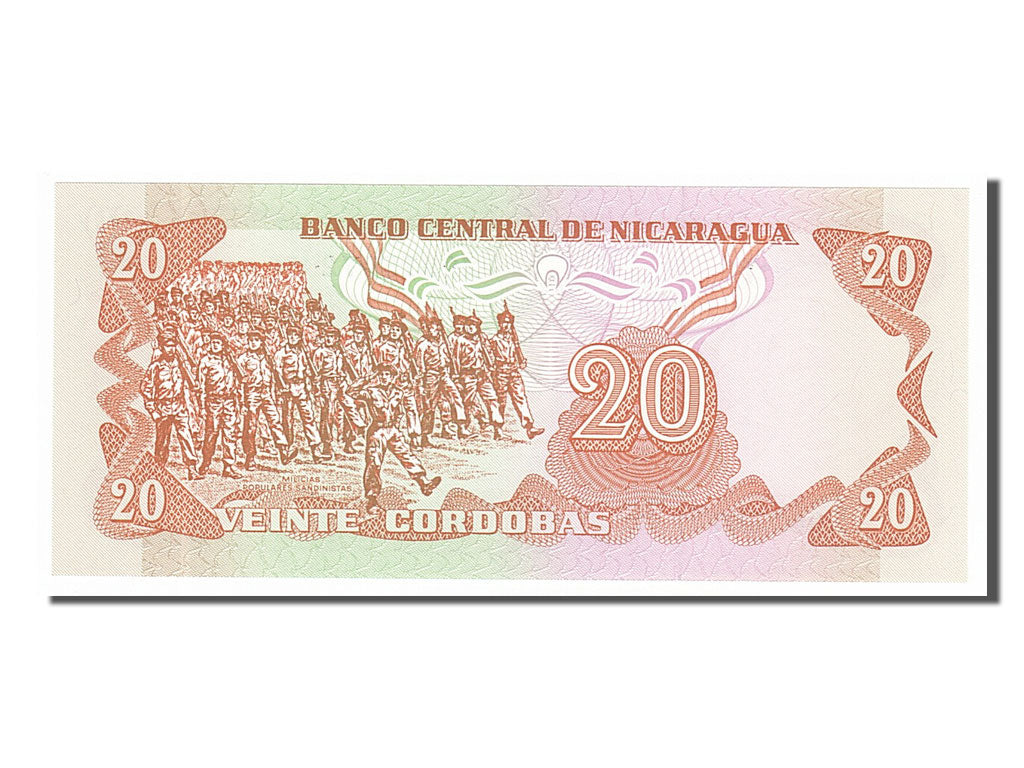Banknote, Nicaragua, 20 Cordobas, 1979, UNC(65-70)
