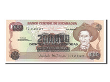 Billet, Nicaragua, 200,000 Córdobas on 1000 Córdobas, 1990, NEUF