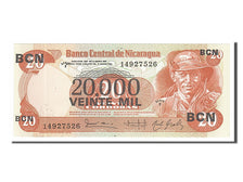 Banknote, Nicaragua, 20,000 Córdobas on 20 Córdobas, 1987, UNC(65-70)