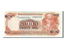 Banknote, Nicaragua, 20,000 Córdobas on 20 Córdobas, 1987, UNC(65-70)