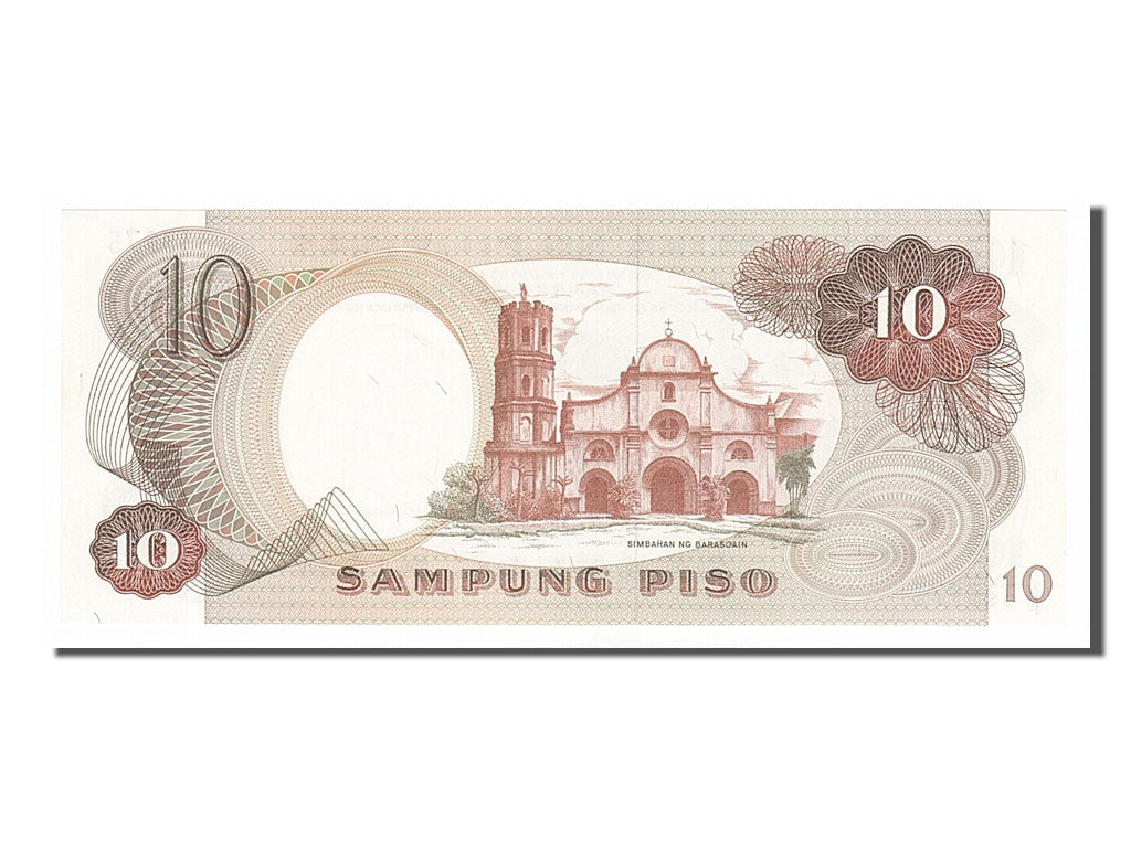 Banknote, Philippines, 10 Piso, 1969, UNC(65-70)