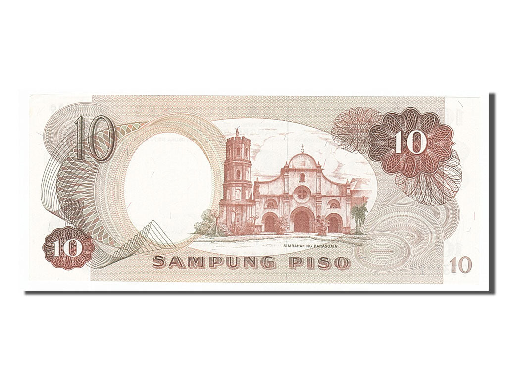 Geldschein, Philippinen, 10 Piso, 1969, UNZ