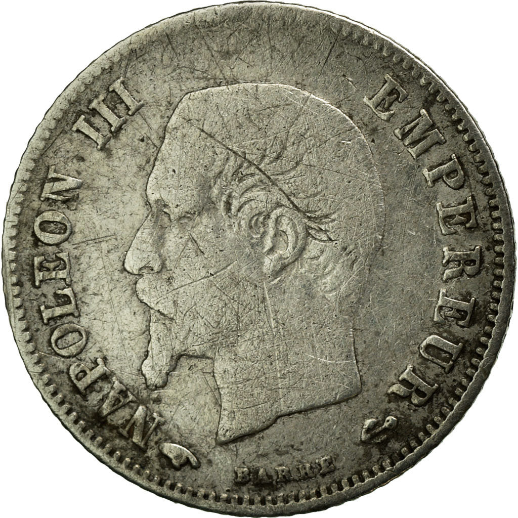 Coin, France, Napoleon III, Napoléon III, 20 Centimes, 1860, Paris, VF(20-25)