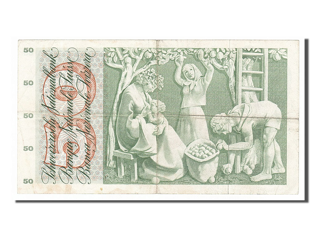 Billet, Suisse, 50 Franken, 1973, 1973-03-07, TTB