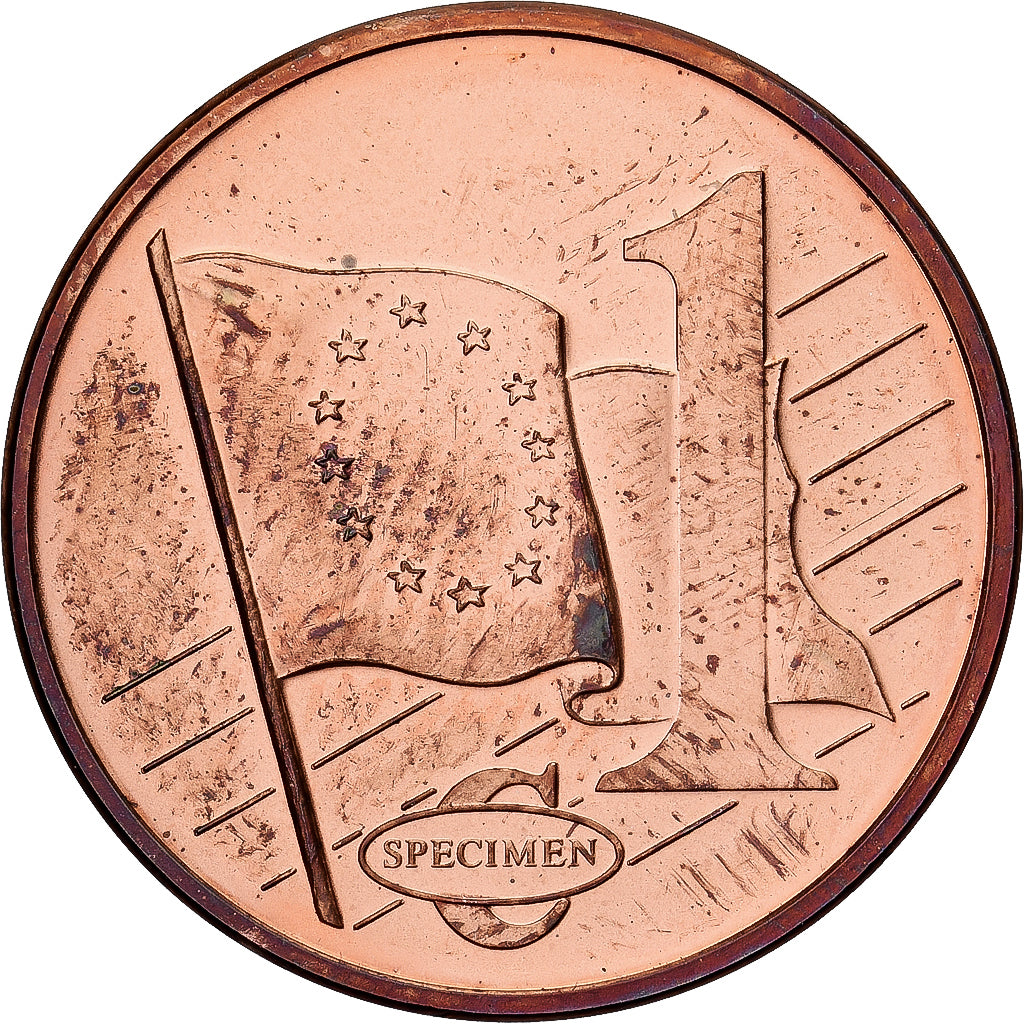 Latvia, Medal, 1 C, Essai Trial, 2003, MS(65-70), Copper