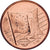 Latvia, Medal, 1 C, Essai Trial, 2003, MS(65-70), Copper