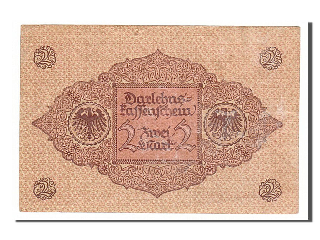 Banconote, Germania, 2 Mark, 1920, 1920-03-01, MB+