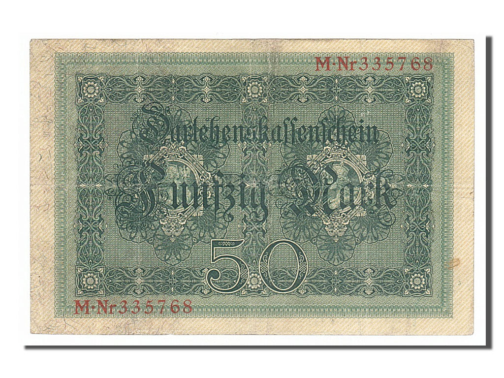 Biljet, Duitsland, 50 Mark, 1914, 1914-08-05, TTB