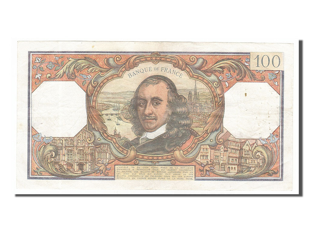 Banknot, Francja, 100 Francs, Corneille, 1969, 1969-01-02, EF(40-45)