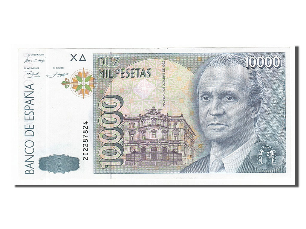 Banconote, Spagna, 10,000 Pesetas, 1992, 1992-10-12, SPL-