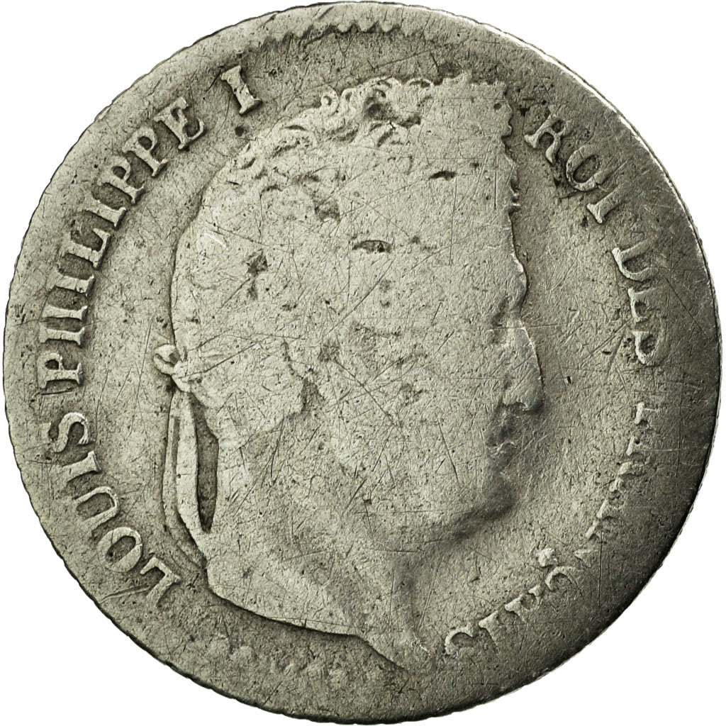 Coin, France, Louis-Philippe, 1/4 Franc, 1831, Lille, VG(8-10), Silver