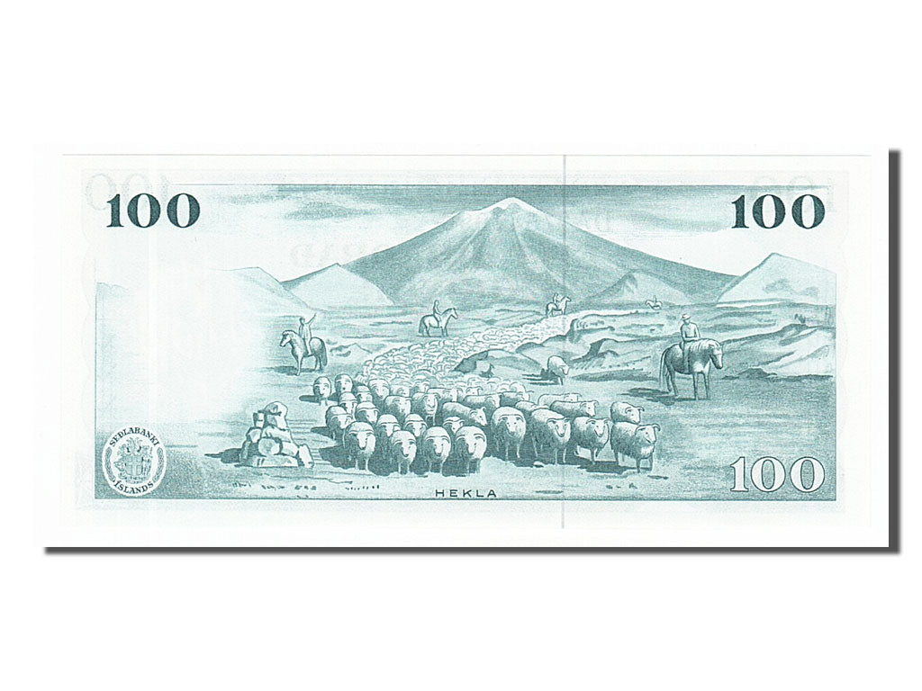 Banknot, Islandia, 100 Kronur, 1961, UNC(65-70)