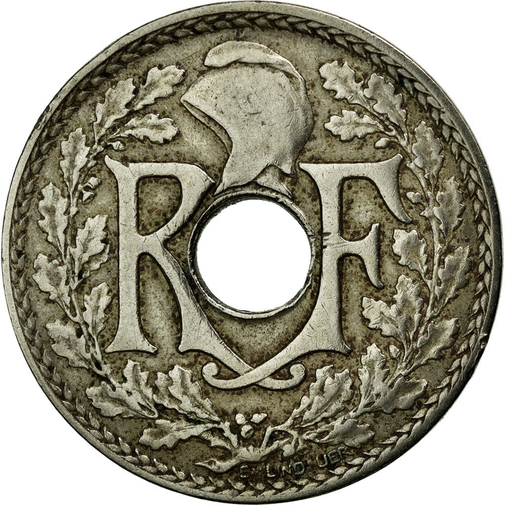 Coin, France, Lindauer, 25 Centimes, 1919, VF(20-25), Copper-nickel, KM:867a