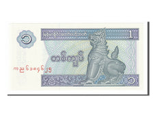Banknote, Myanmar, 1 Kyat, 1996, UNC(65-70)