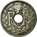 Moneta, Francja, Lindauer, 25 Centimes, 1921, VF(20-25), Miedź-Nikiel, KM:867a