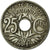Moneda, Francia, Lindauer, 25 Centimes, 1921, BC+, Cobre - níquel, KM:867a