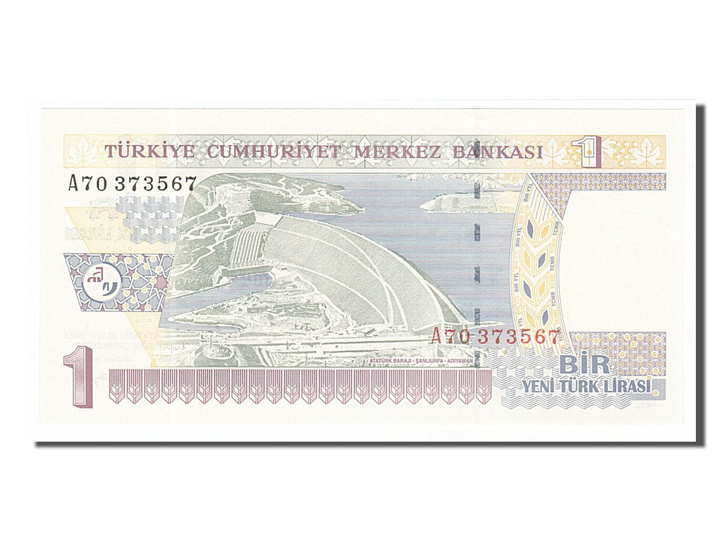 Billete, 1 New Lira, 2005, Turquía, UNC