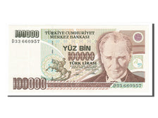 Banknote, Turkey, 100,000 Lira, 1997, UNC(63)