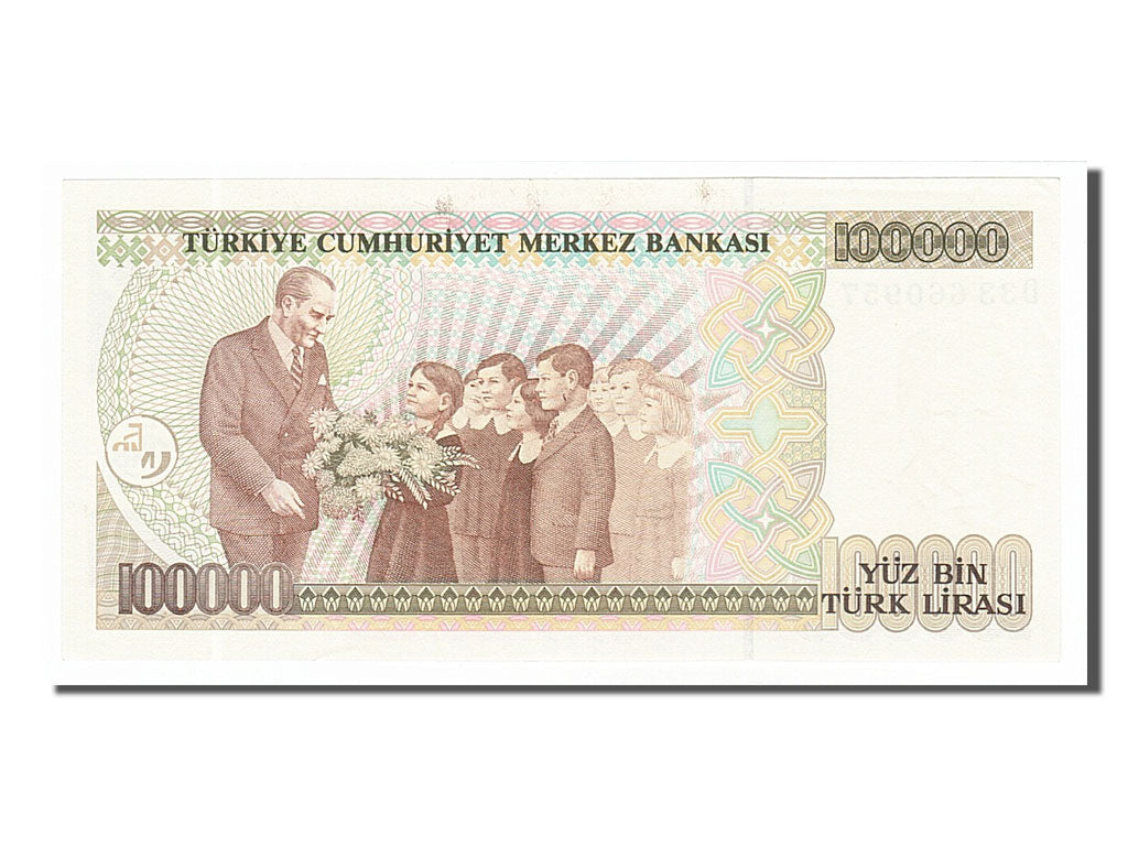 Banknote, Turkey, 100,000 Lira, 1997, UNC(63)