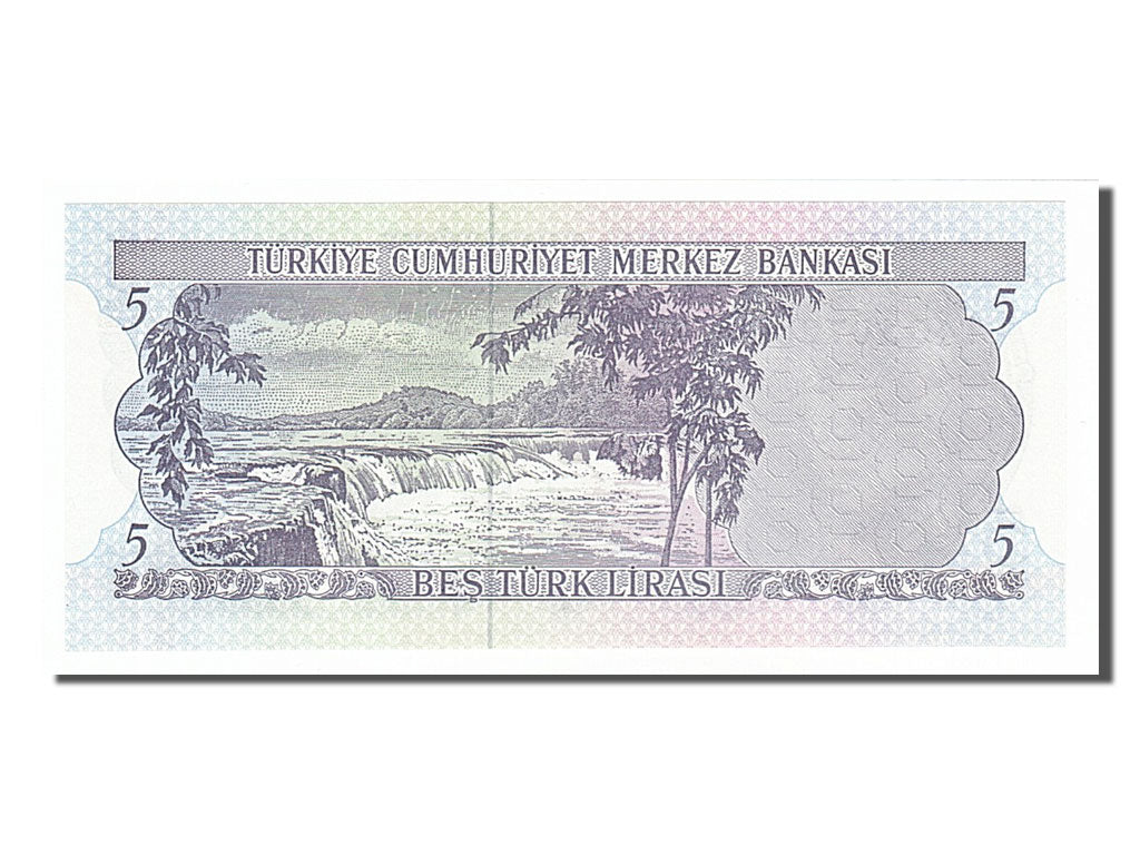 Banknote, Turkey, 5 Lira, 1976, UNC(65-70)