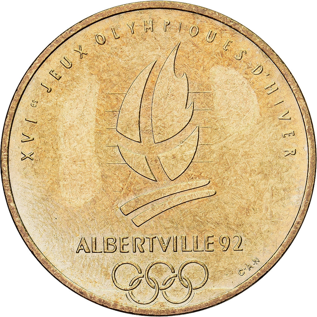 Francia, medalla, XVIème Jeux Olympiques d'Hiver d'Albertville, 1992, SC, Cobre
