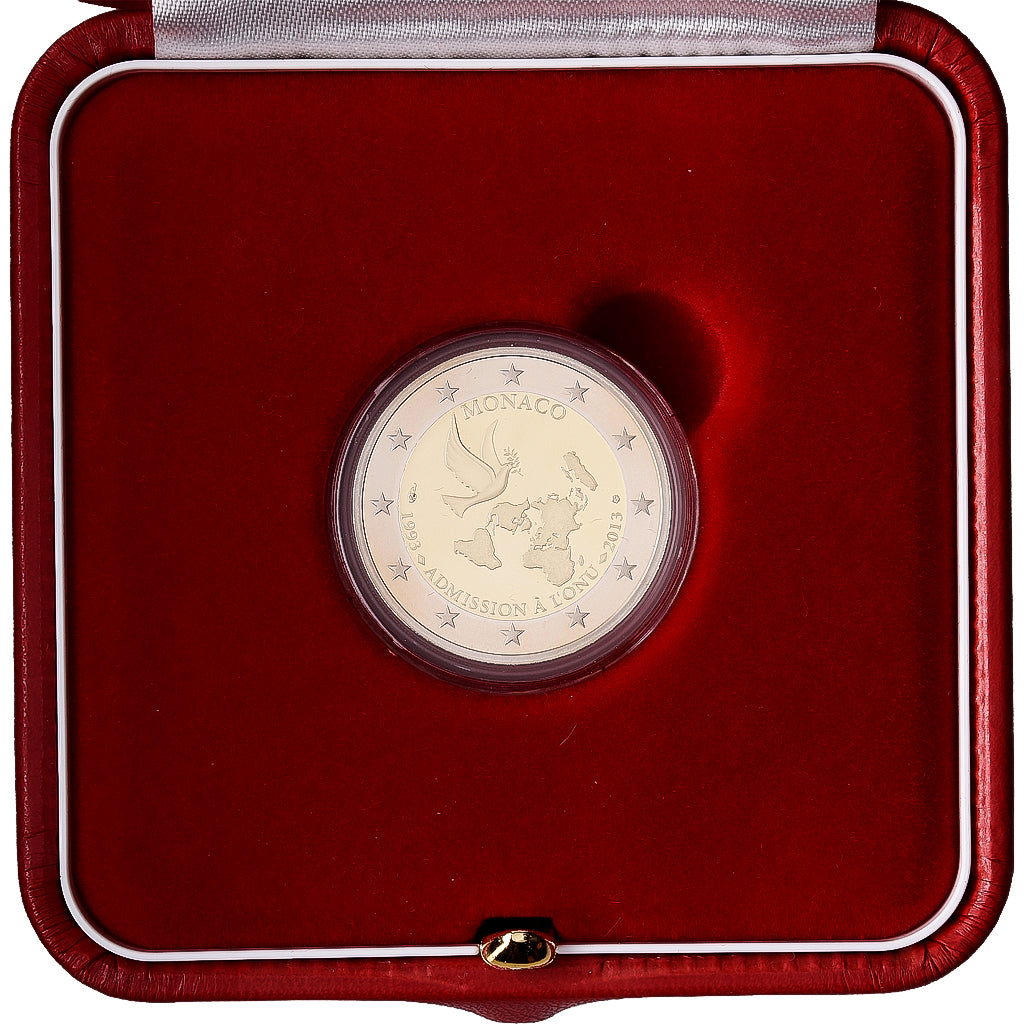 Monaco, Albert II, 2 Euro, Admission to the United Nations, PP, 2013, MDP