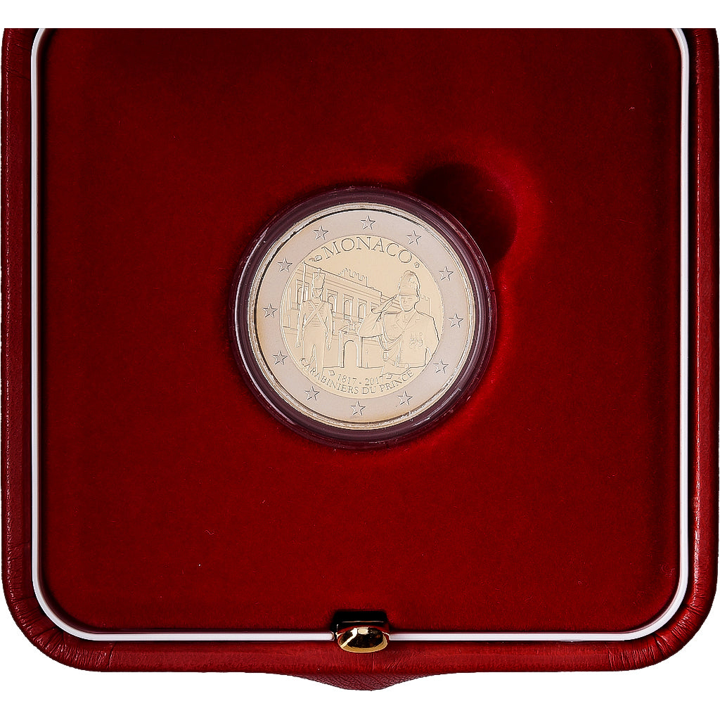 Monaco, Albert II, 2 Euro, bicentenaire des carabiniers, PP, 2017, MDP